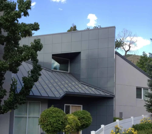 Metal roofing is a long lasting and durable roofing product that is great in the snow or high tree density areas. Metal roofs can be installed with additional insulation to increase the efficiency of your home